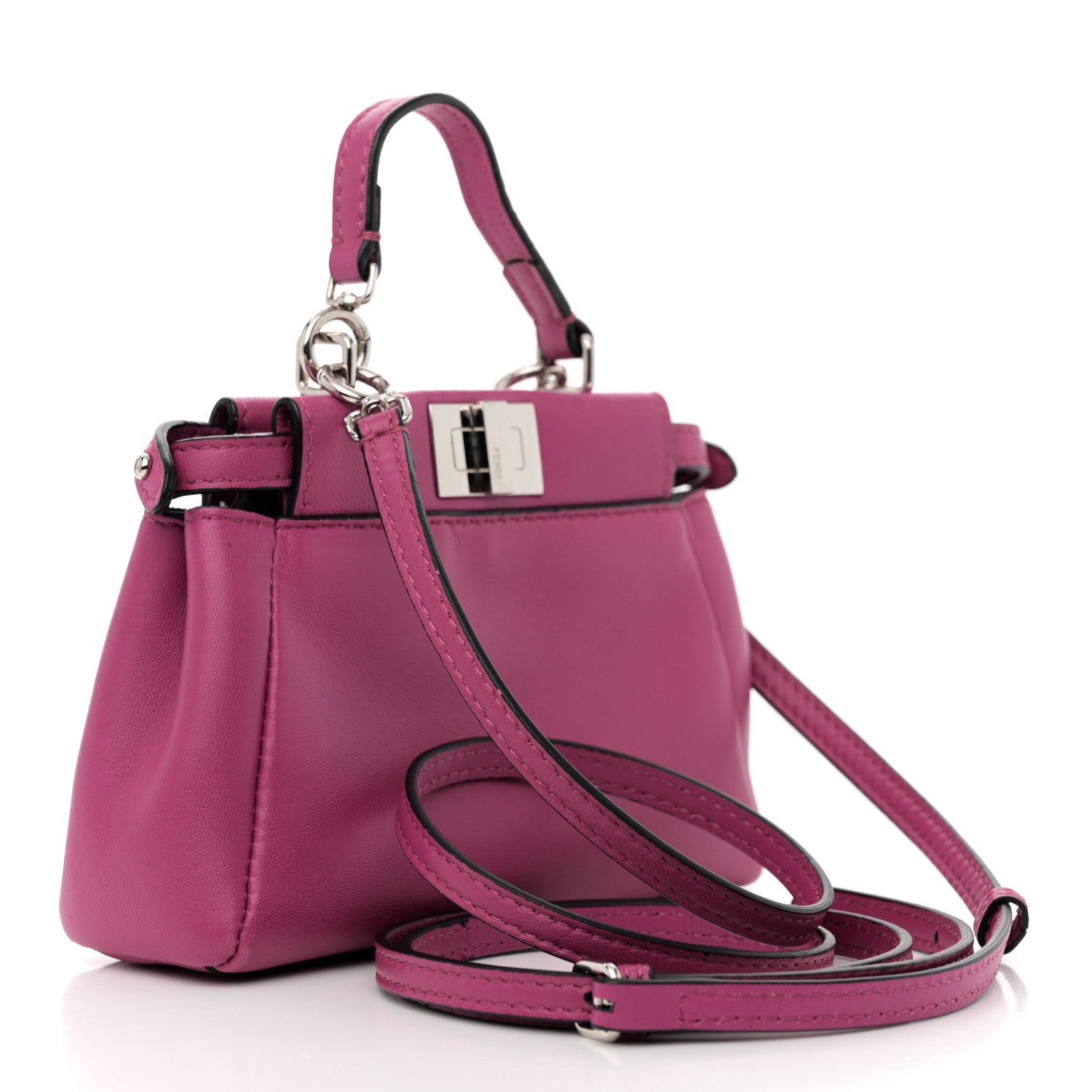 Nappa Nano Peekaboo Satchel Magenta