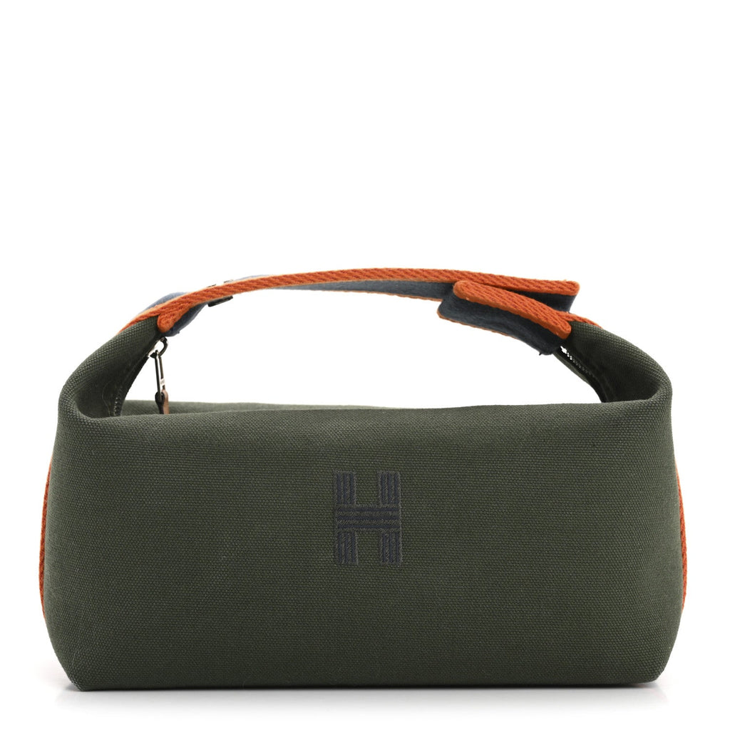 Canvas Small Bride-A-Brac Pouch Vert Foret
