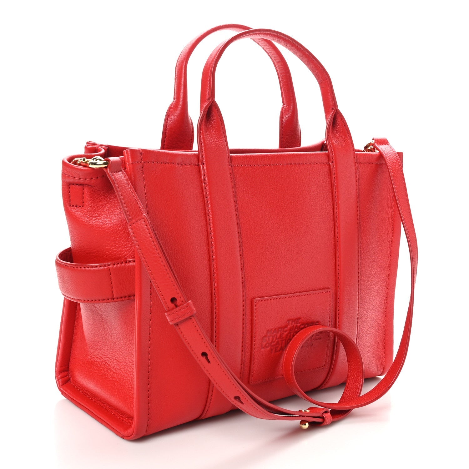 Grained Calfskin Medium The Tote Bag True Red
