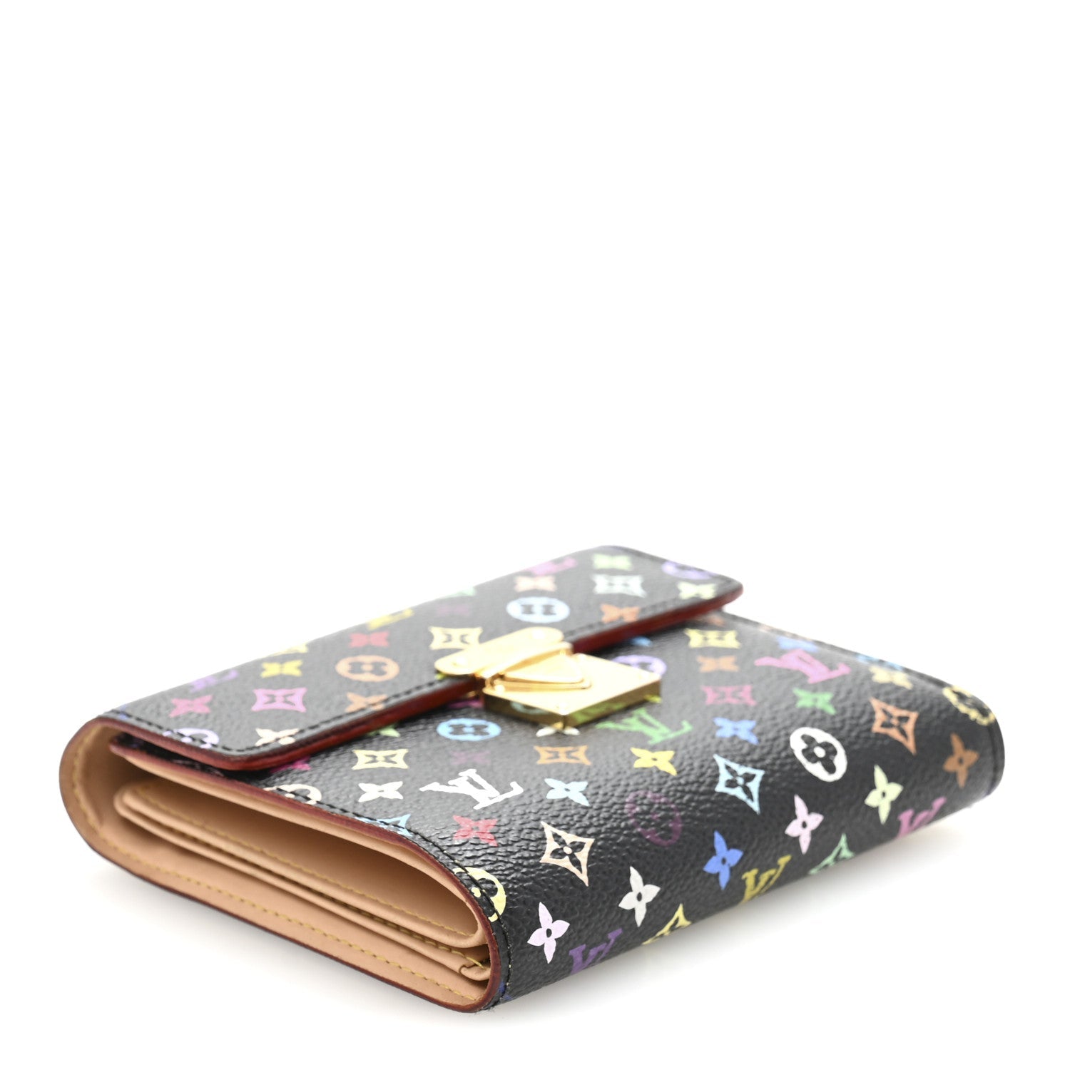 Monogram Multicolor Koala Wallet Black