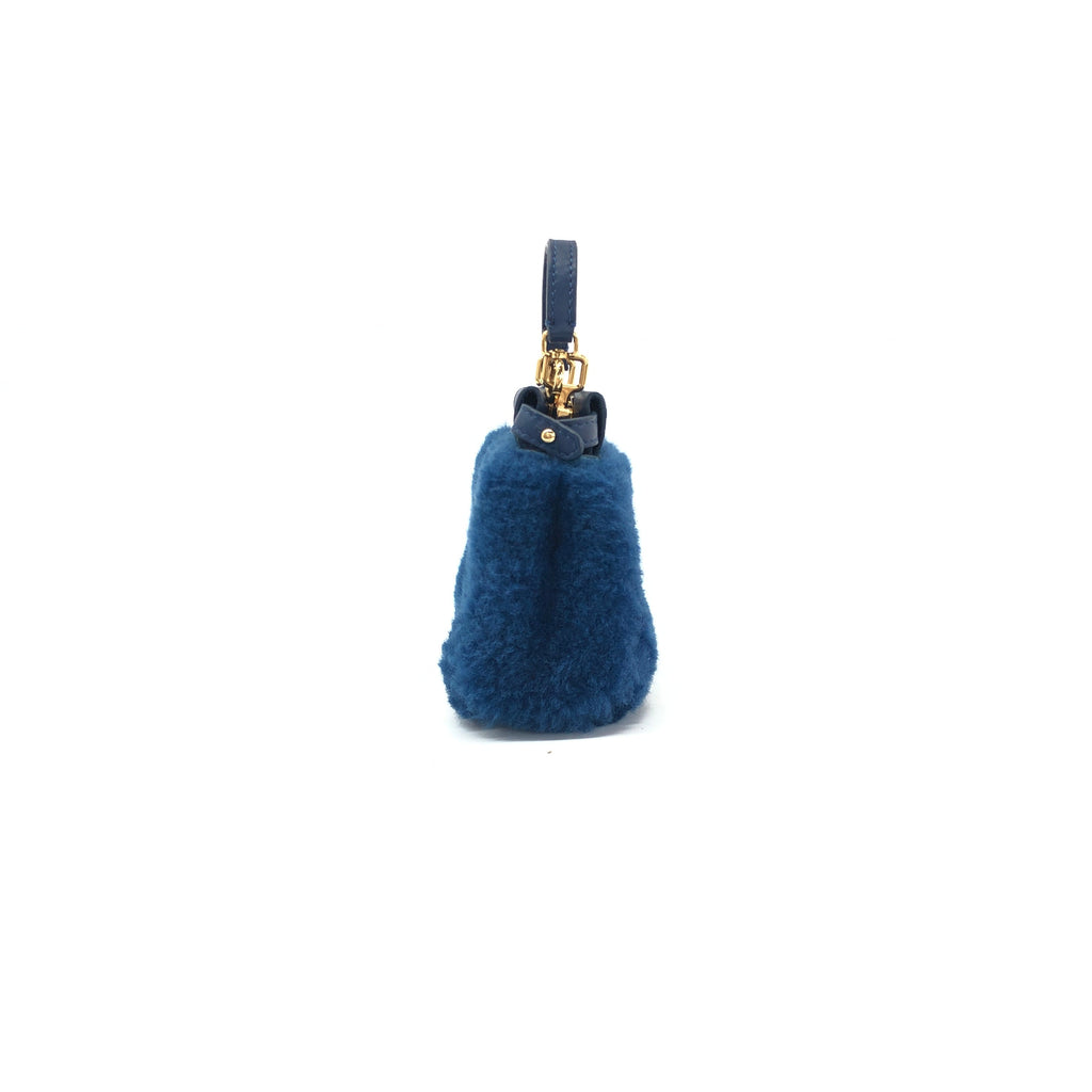 Fendi Micro Peekaboo Shearling 2way Bag