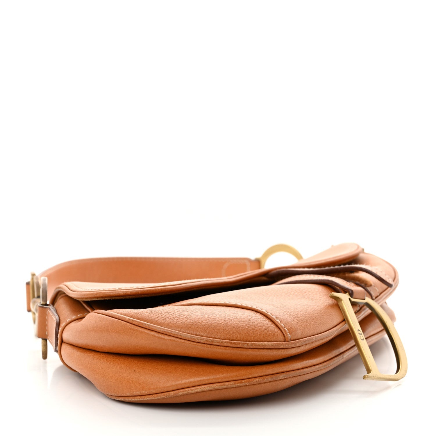 Calfskin Saddle Bag Tan