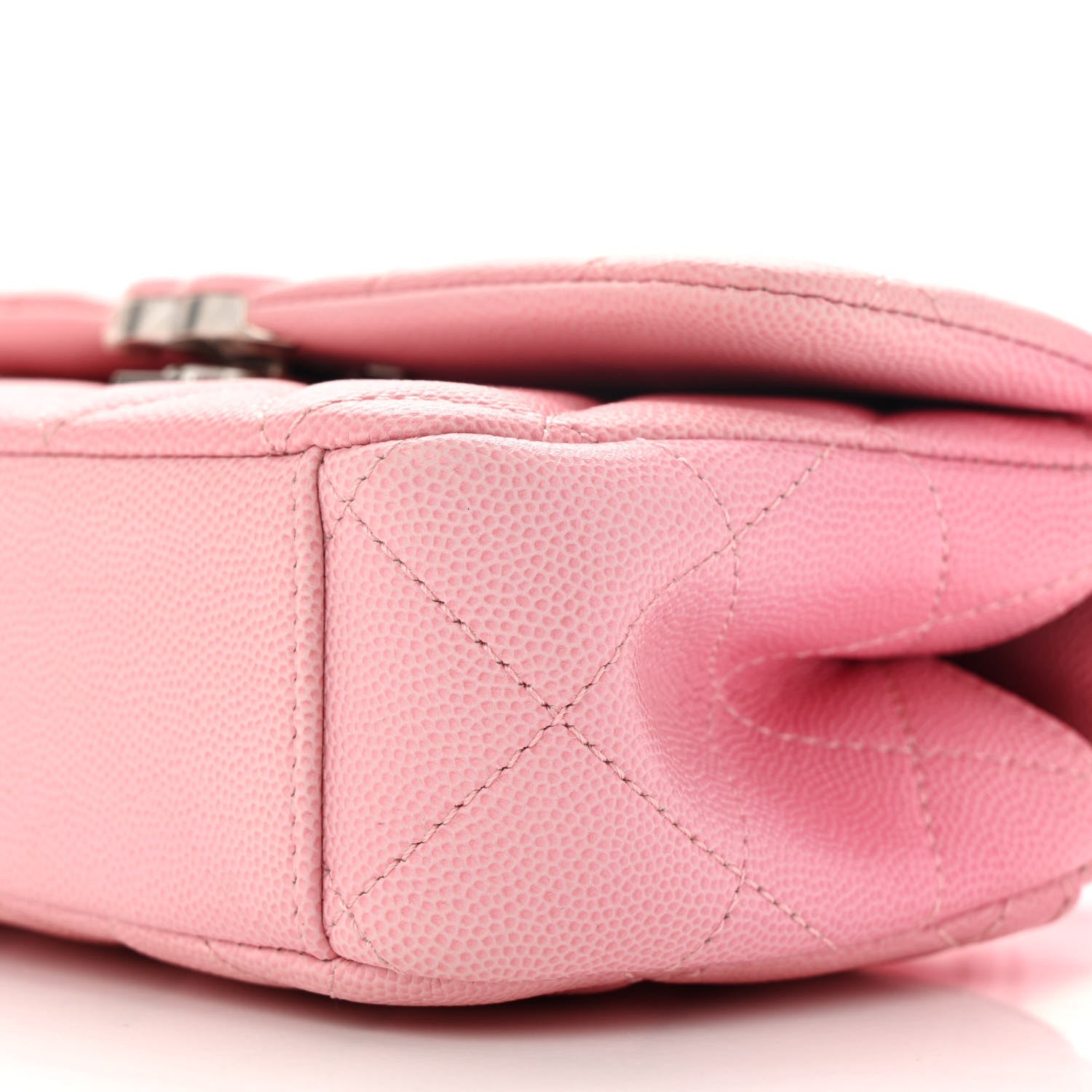 Shaded Caviar Quilted My Everything Small Flap Pink Light Pink