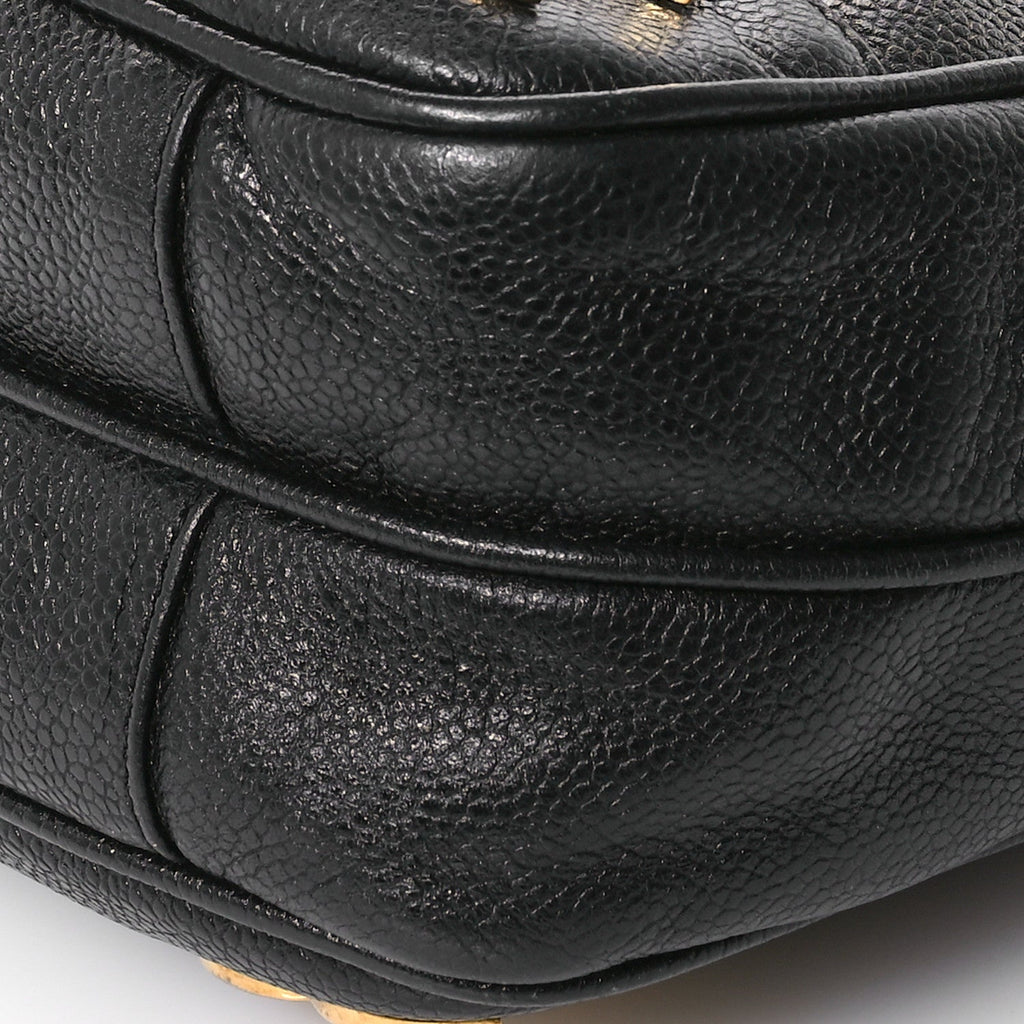 Caviar CC Shoulder Bag Black