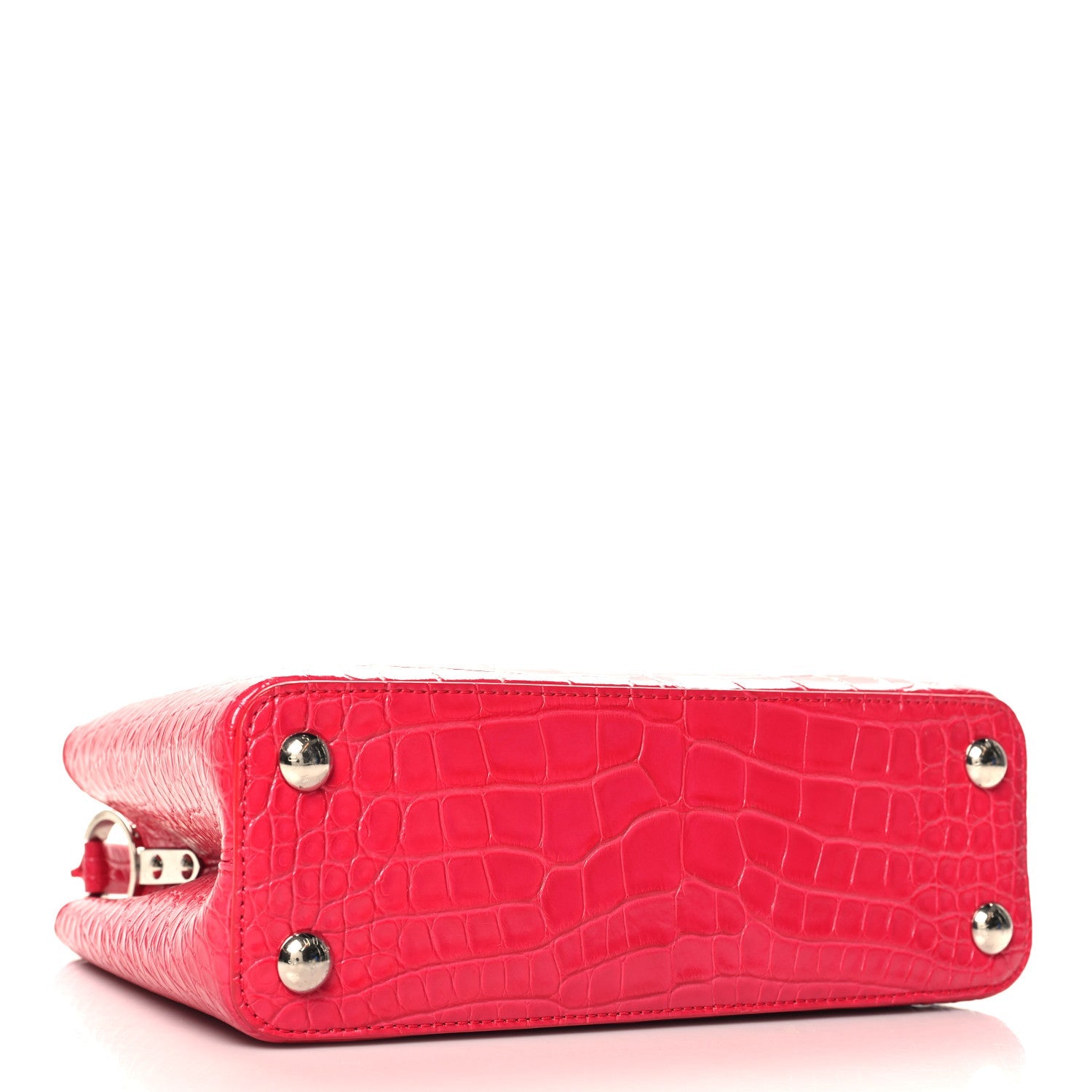 Alligator Capucines BB Fuchsia