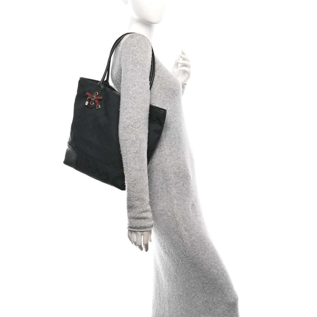 Monogram Medium Princy Tote Black