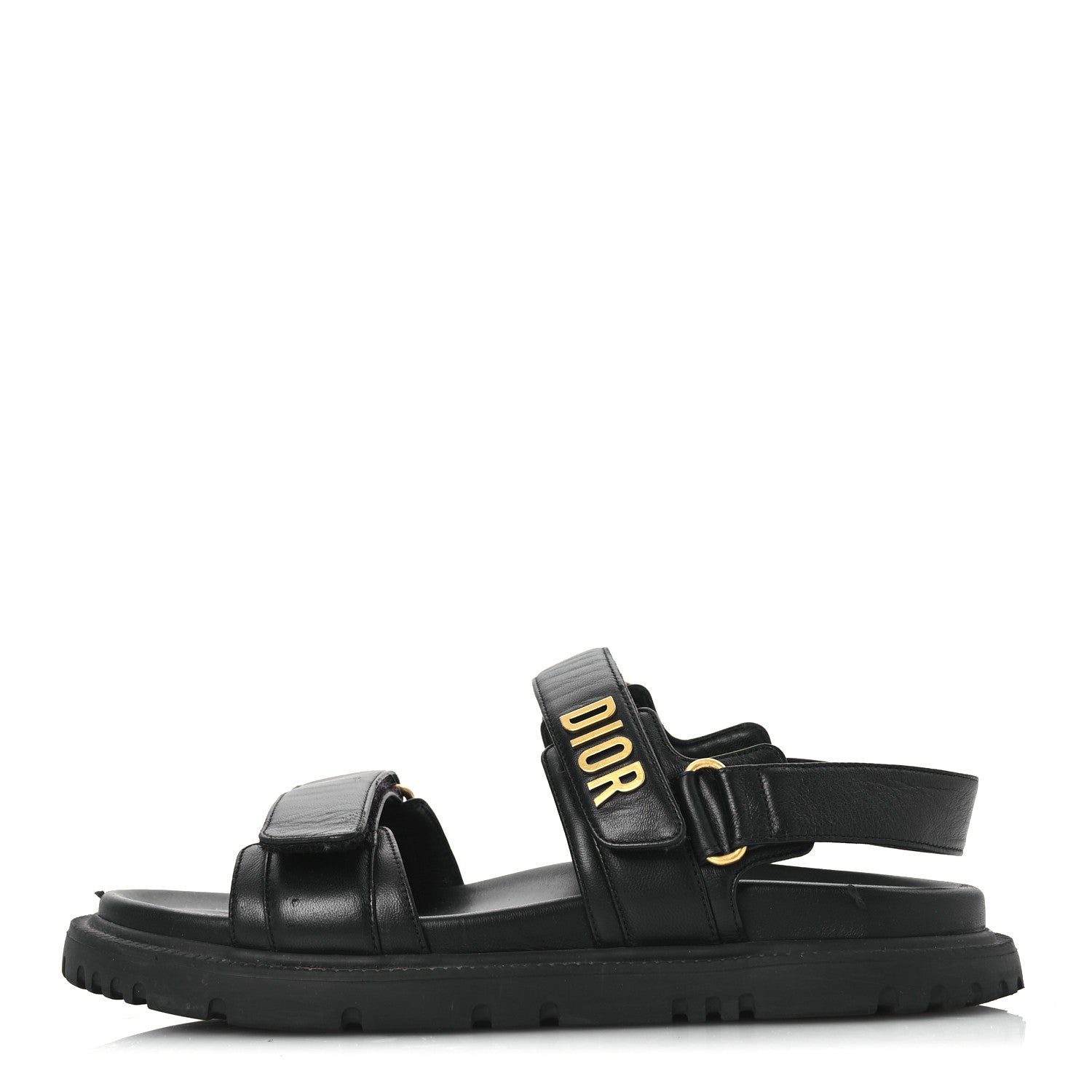 Lambskin Dioract 10mm Sandals 39 Black