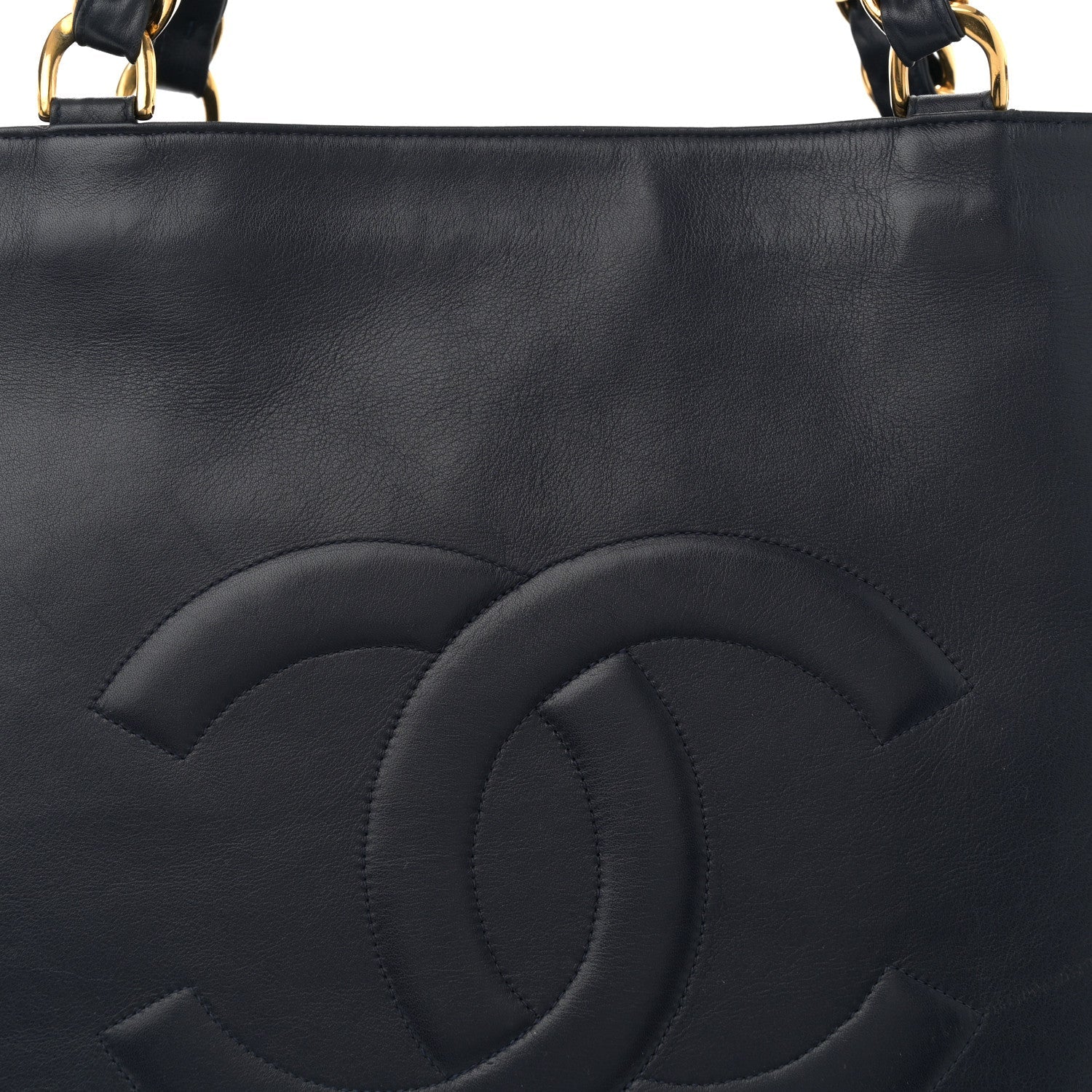 Lambskin CC Tote Navy