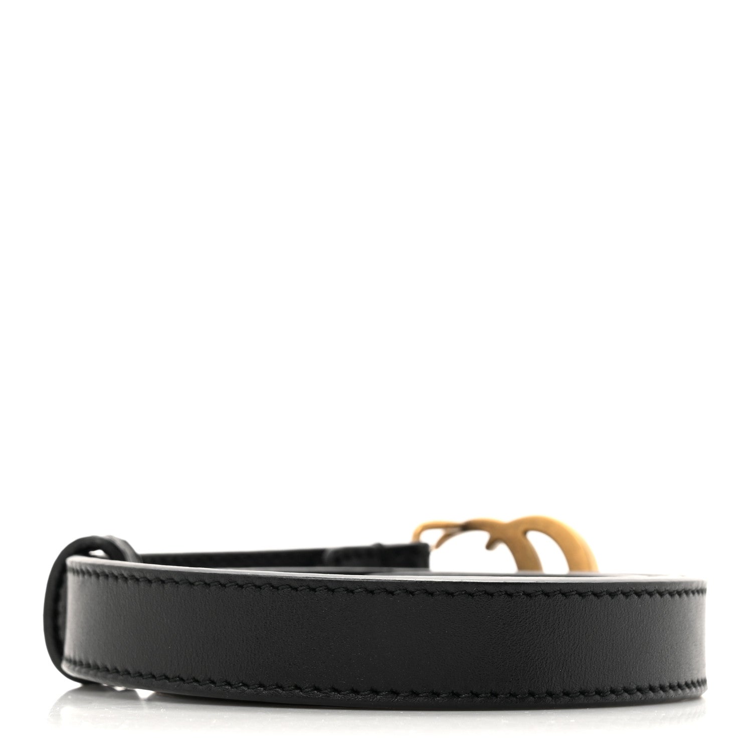 Calfskin Double G 20mm Belt 75 30 Black