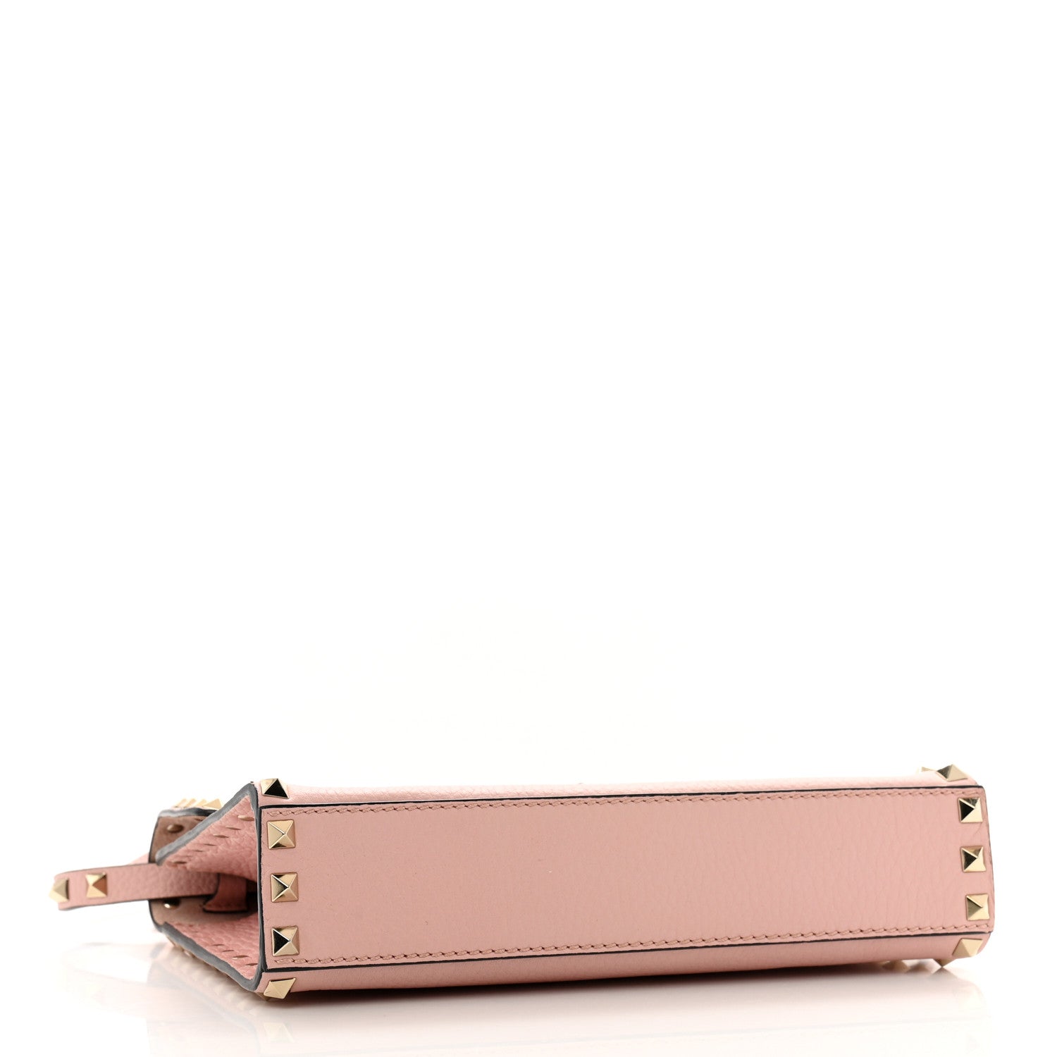 Pebbled Calfskin Medium Rockstud Flip Lock Crossbody Bag Loto