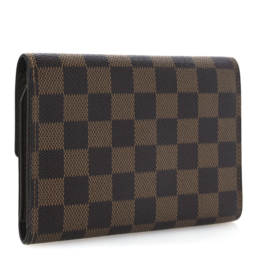 Damier Ebene Porte Tresor Etui Papier Wallet
