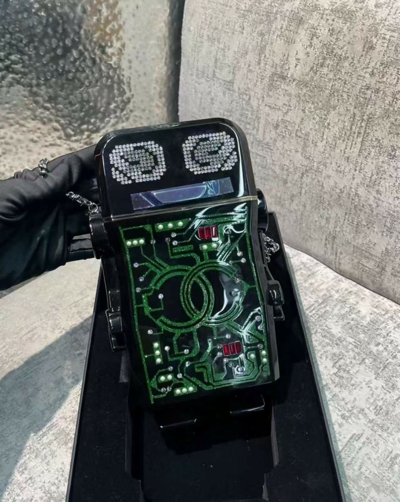 Chanel 2017 Data Center Runway Robot Minaudière