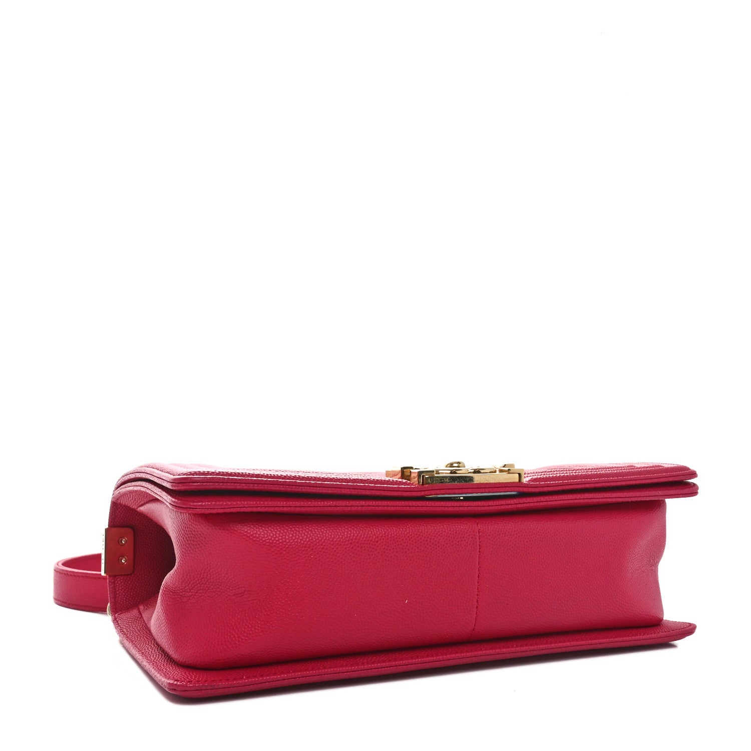 Caviar Quilted Medium Boy Flap Dark Pink