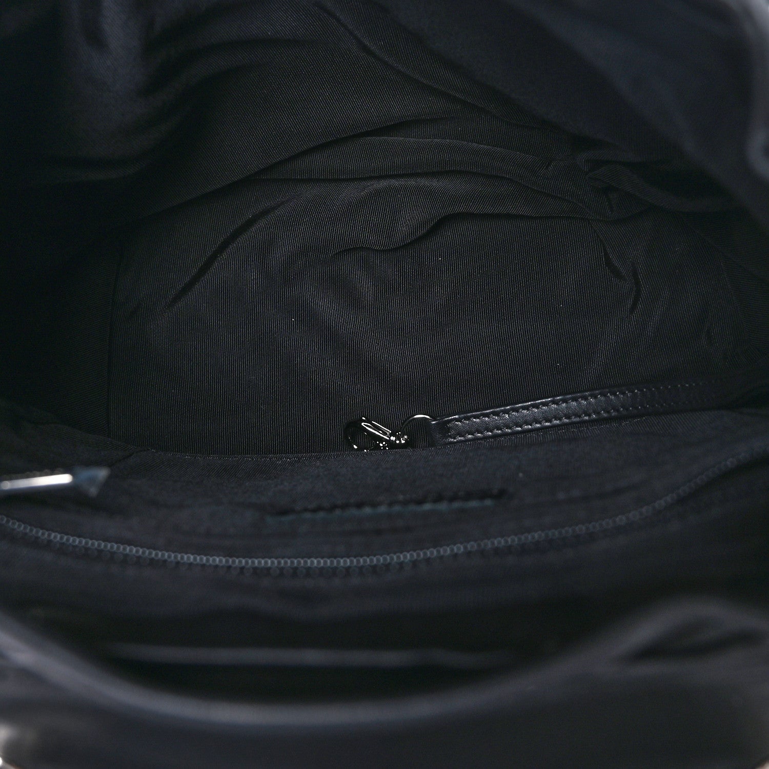 Calfskin Chevron Quilted Large Urban Spirit Backpack Black
