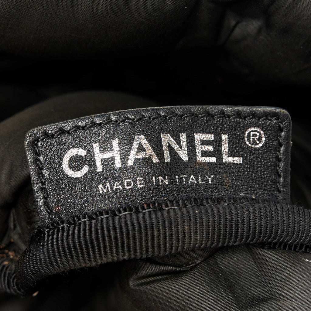 Calfskin Quilted Large Chesterfield Flap Navy