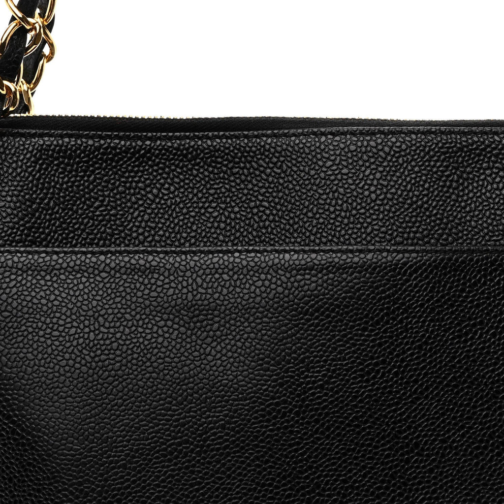 Caviar CC Shoulder Bag Black