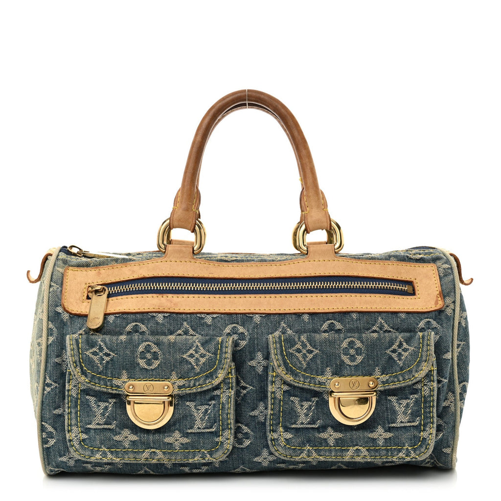 Monogram Denim Neo Speedy Blue
