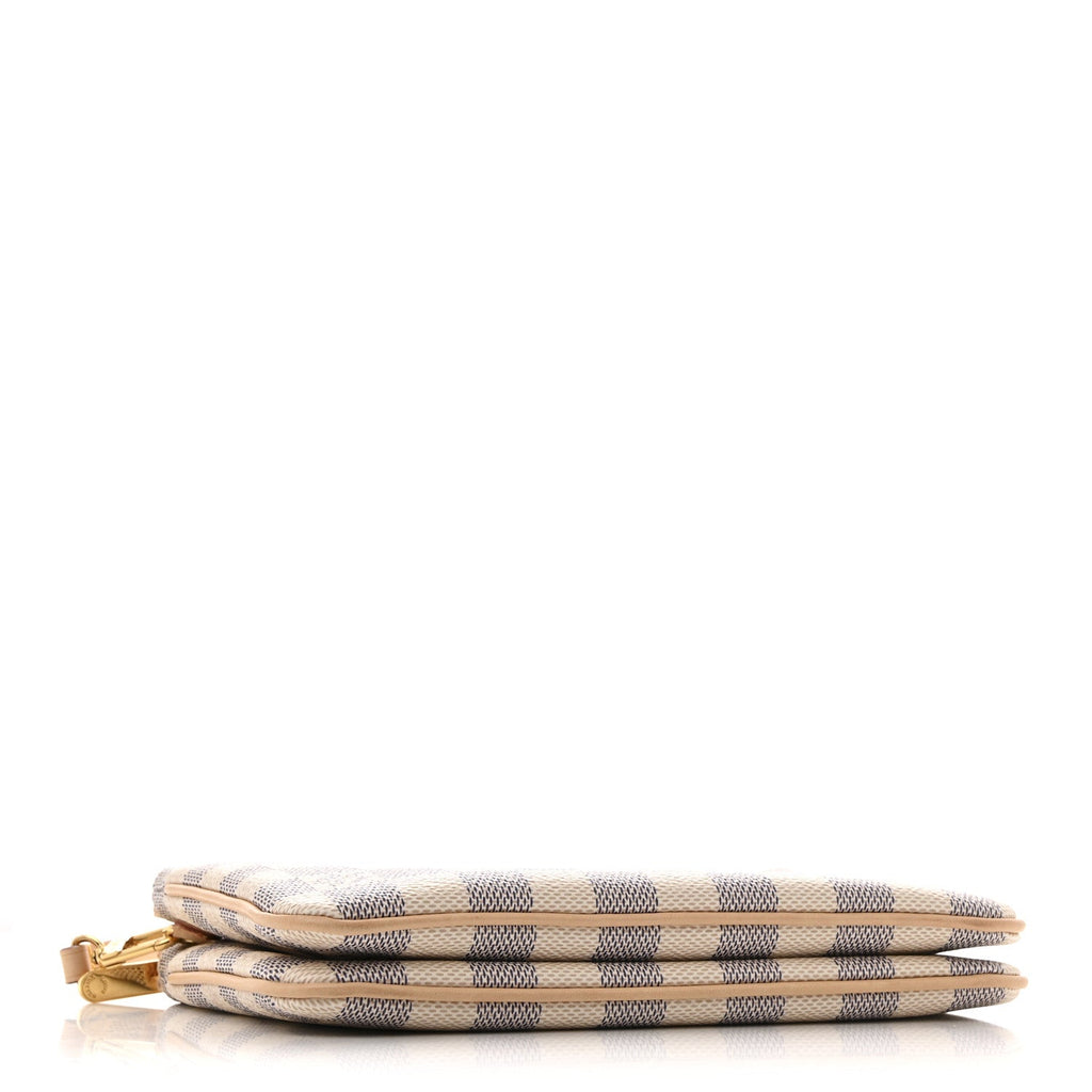 Damier Azur Double Zip Pochette