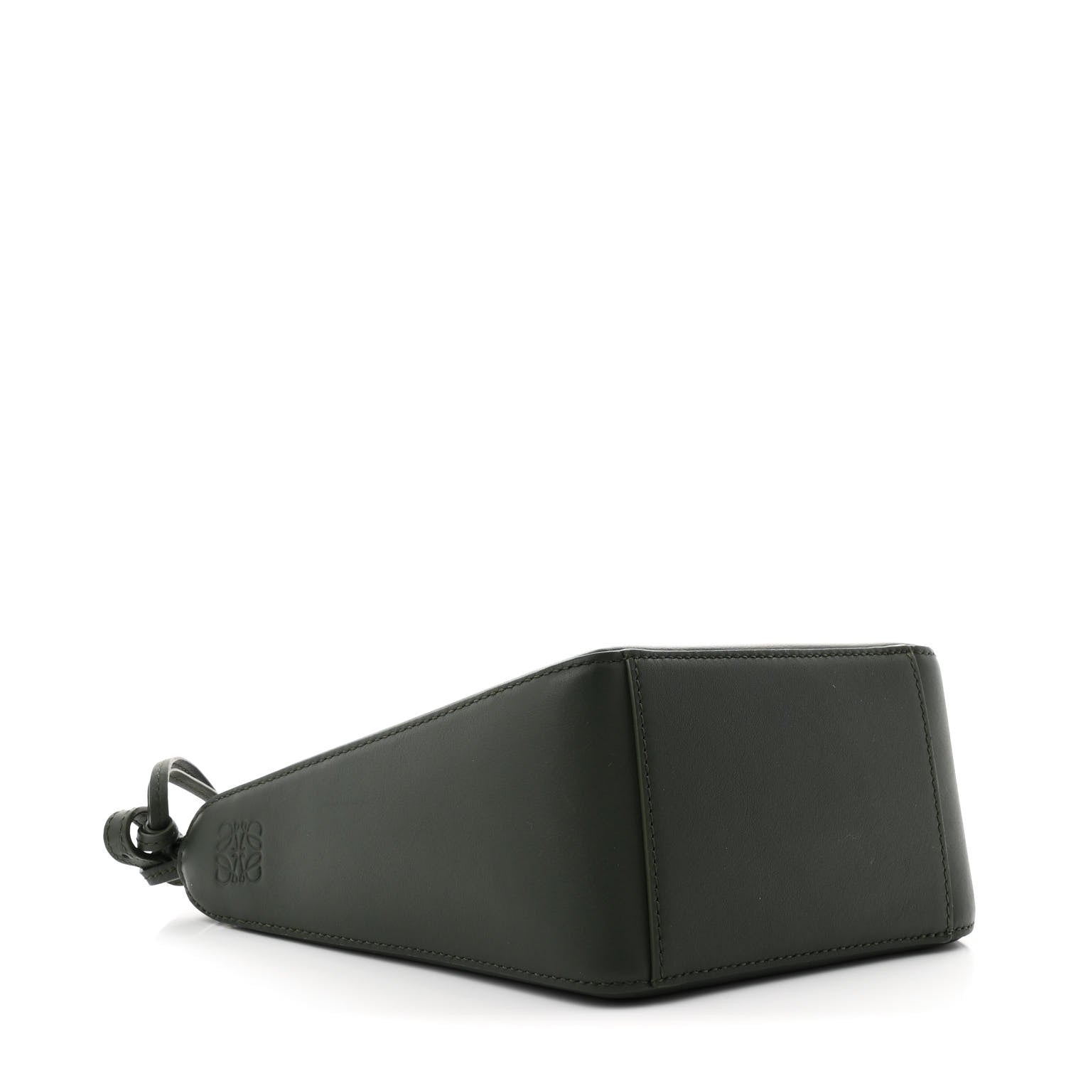 Calfskin Mini Hammock Hobo Bottle Green