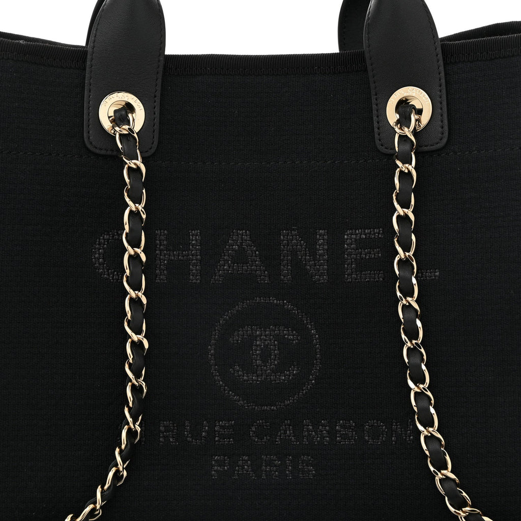 Mixed Fibers Small Deauville Tote Black