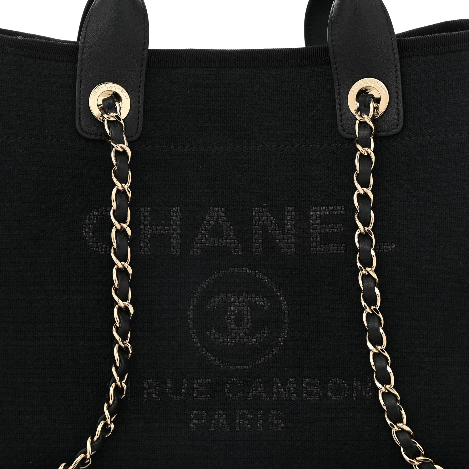 Mixed Fibers Small Deauville Tote Black
