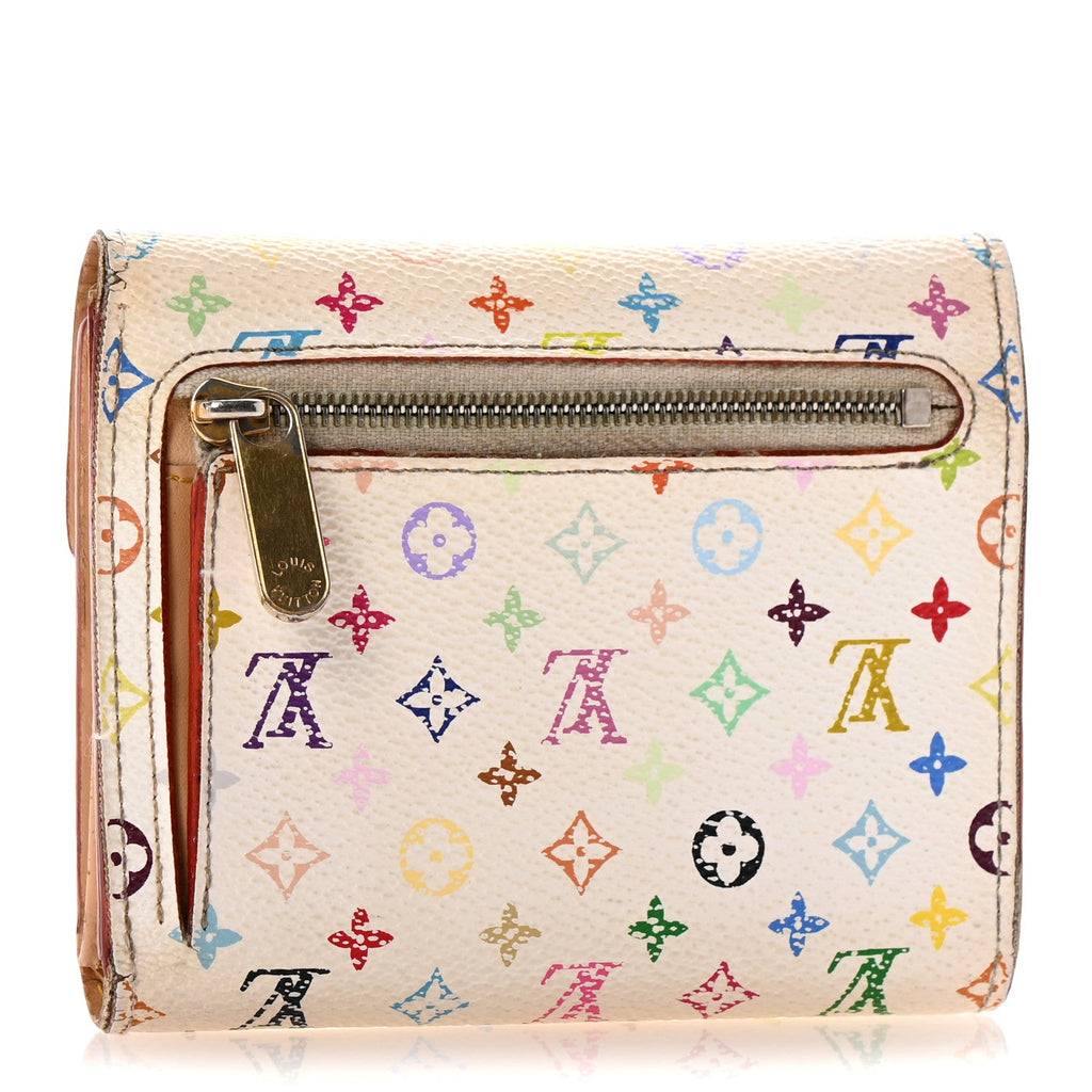 Monogram Multicolor Koala Wallet White