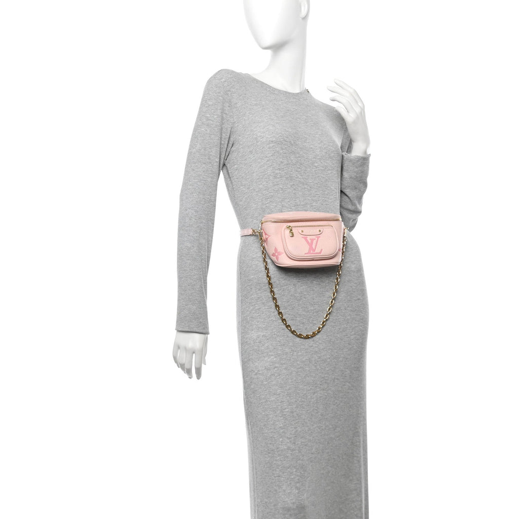 Empreinte Monogram Giant Mini Bumbag Gradient Pink