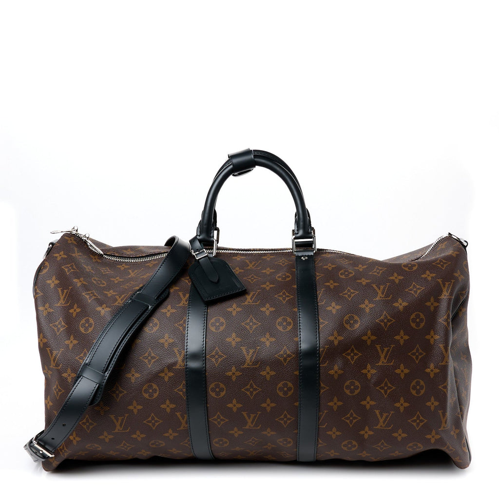 Monogram Macassar Keepall Bandouliere 55