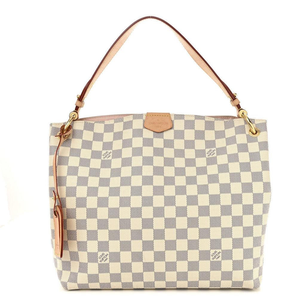 Damier Azur Graceful PM Rose Ballerine