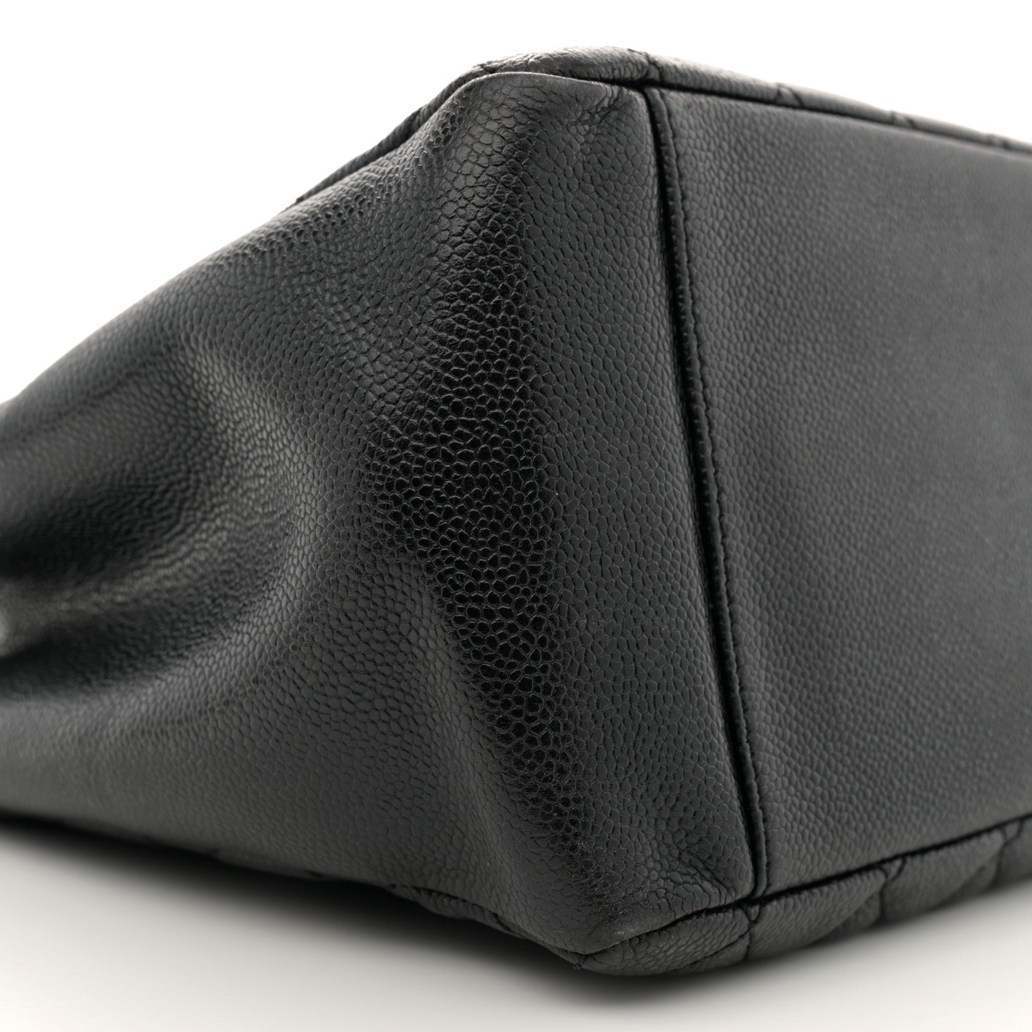 Caviar Quilted Grand Shopping Tote GST Black