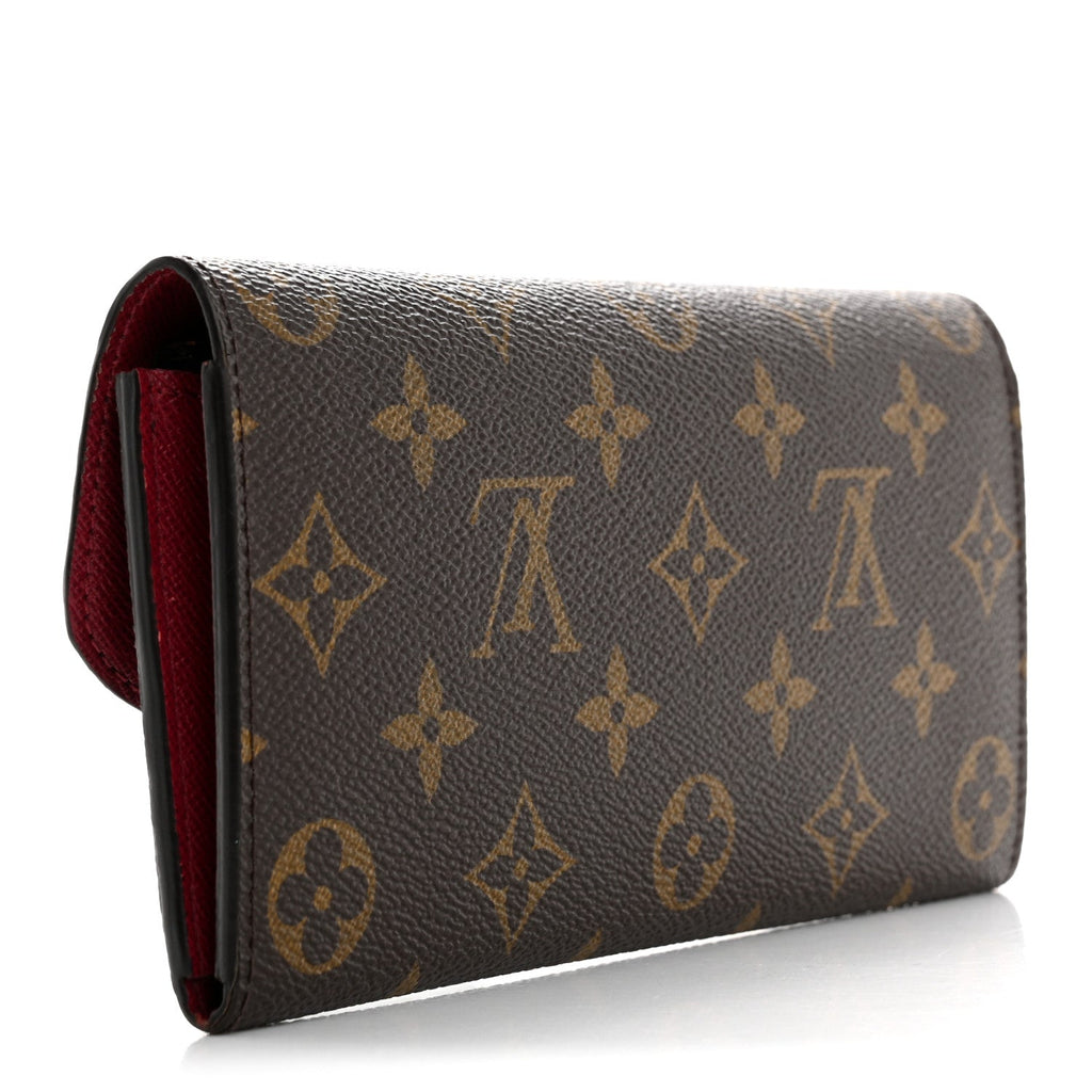 Monogram Emilie Wallet Fuchsia