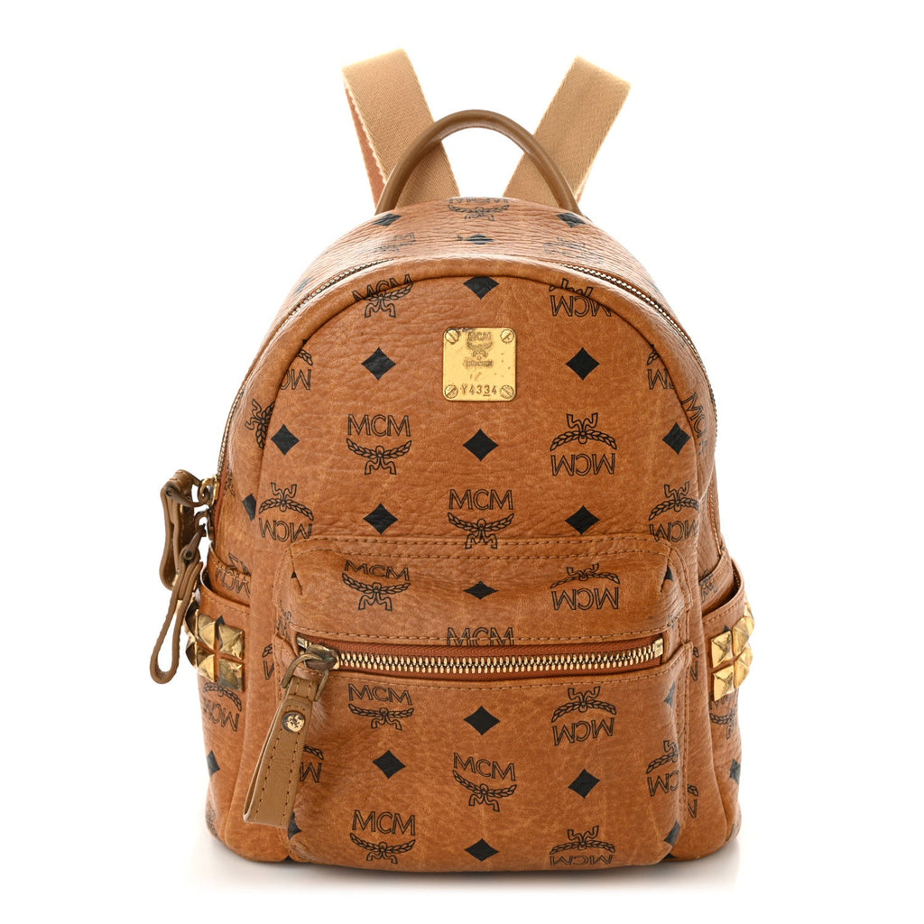 Visetos Side Stud Mini Stark Backpack Cognac