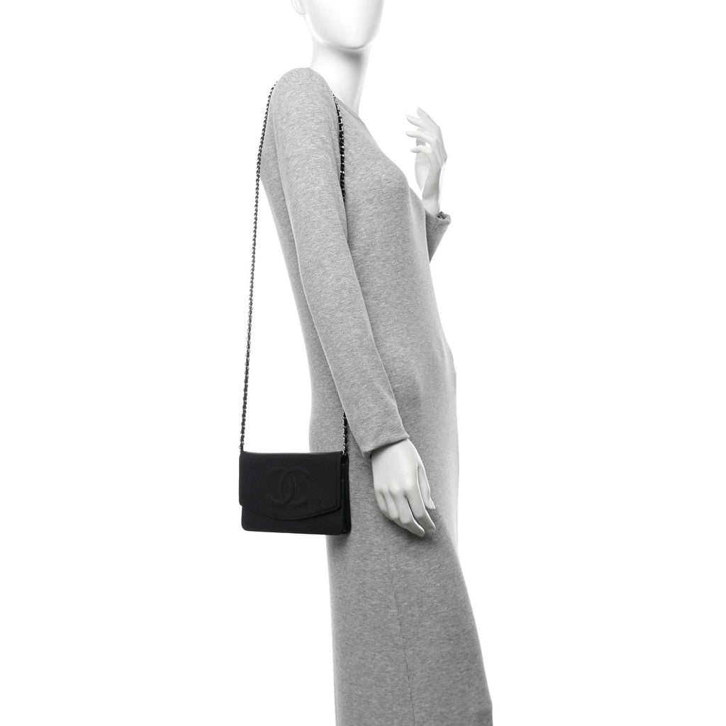 Caviar Timeless CC Wallet on Chain WOC Black