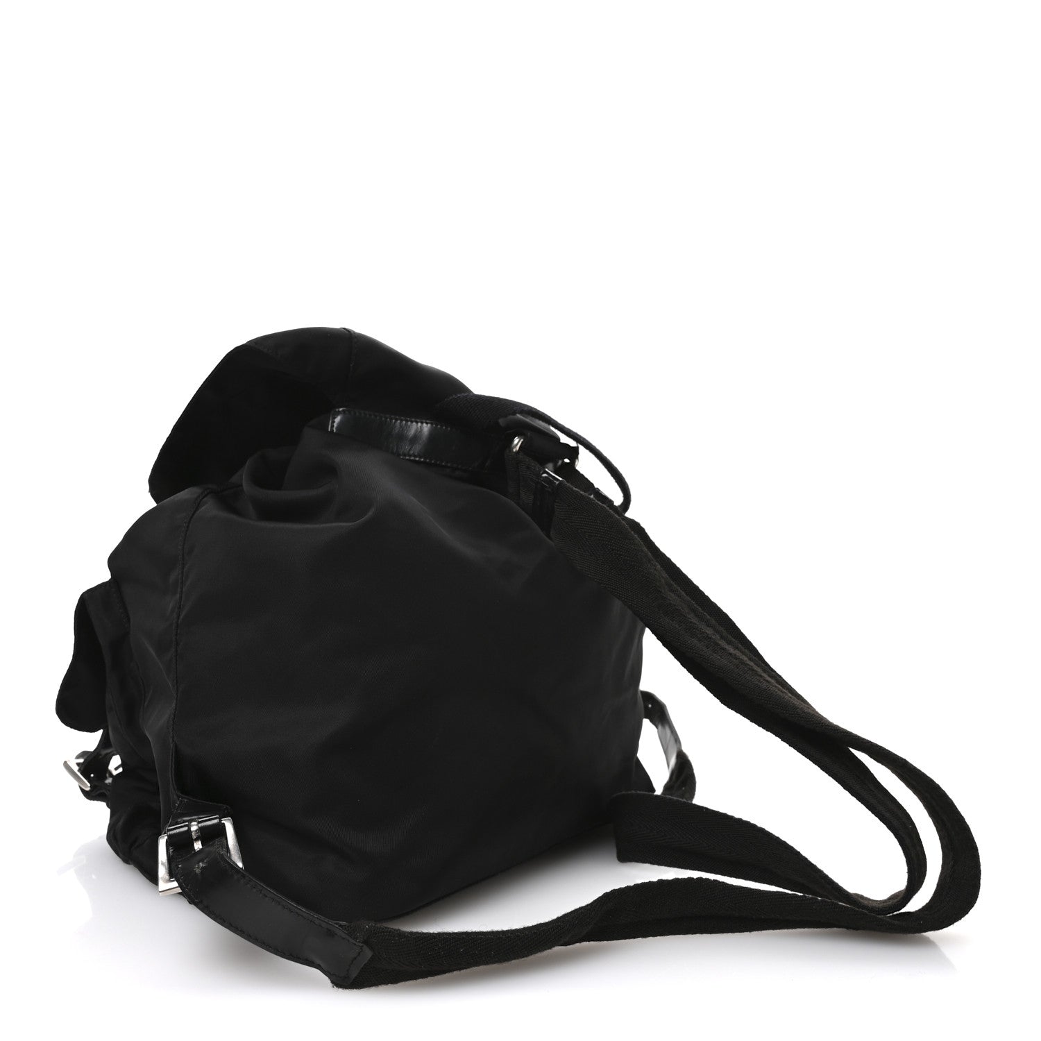 Tessuto Nylon Vitello Backpack Black