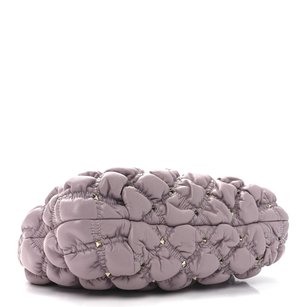 Nappa Spikeme Clutch Rose Quartz