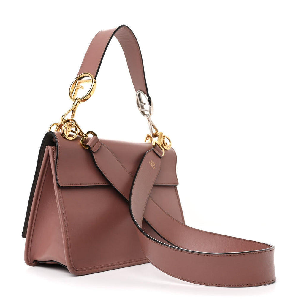 Vitello Century Opaco F is Fendi Kan I Shoulder Bag English Rose