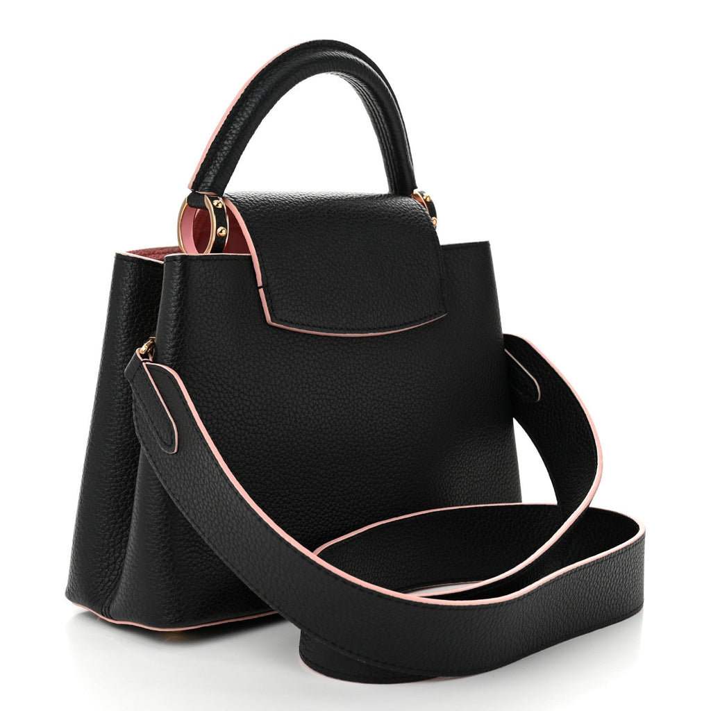 Taurillon Capucines BB Black Pink