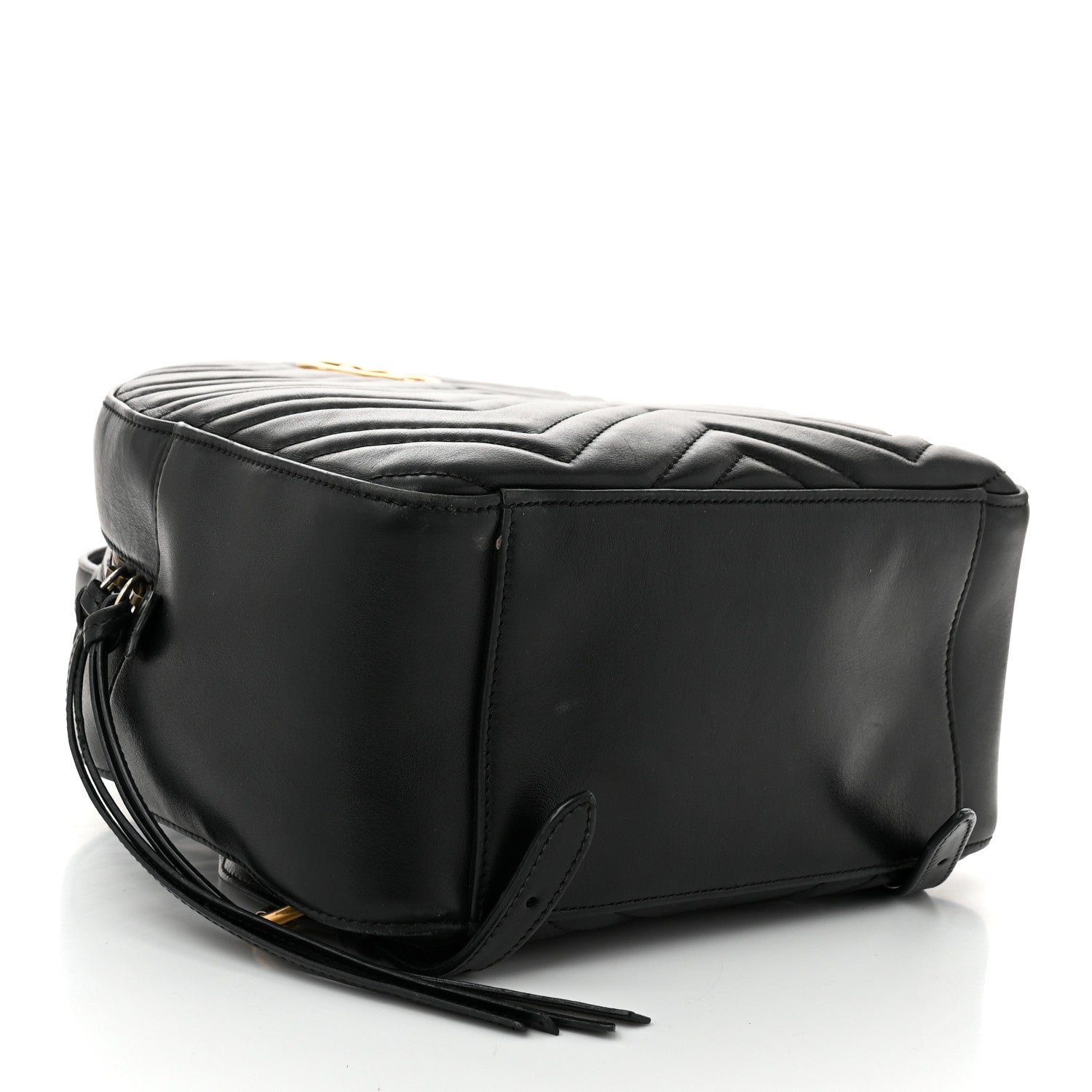 Calfskin Matelasse GG Marmont Dome Backpack Black