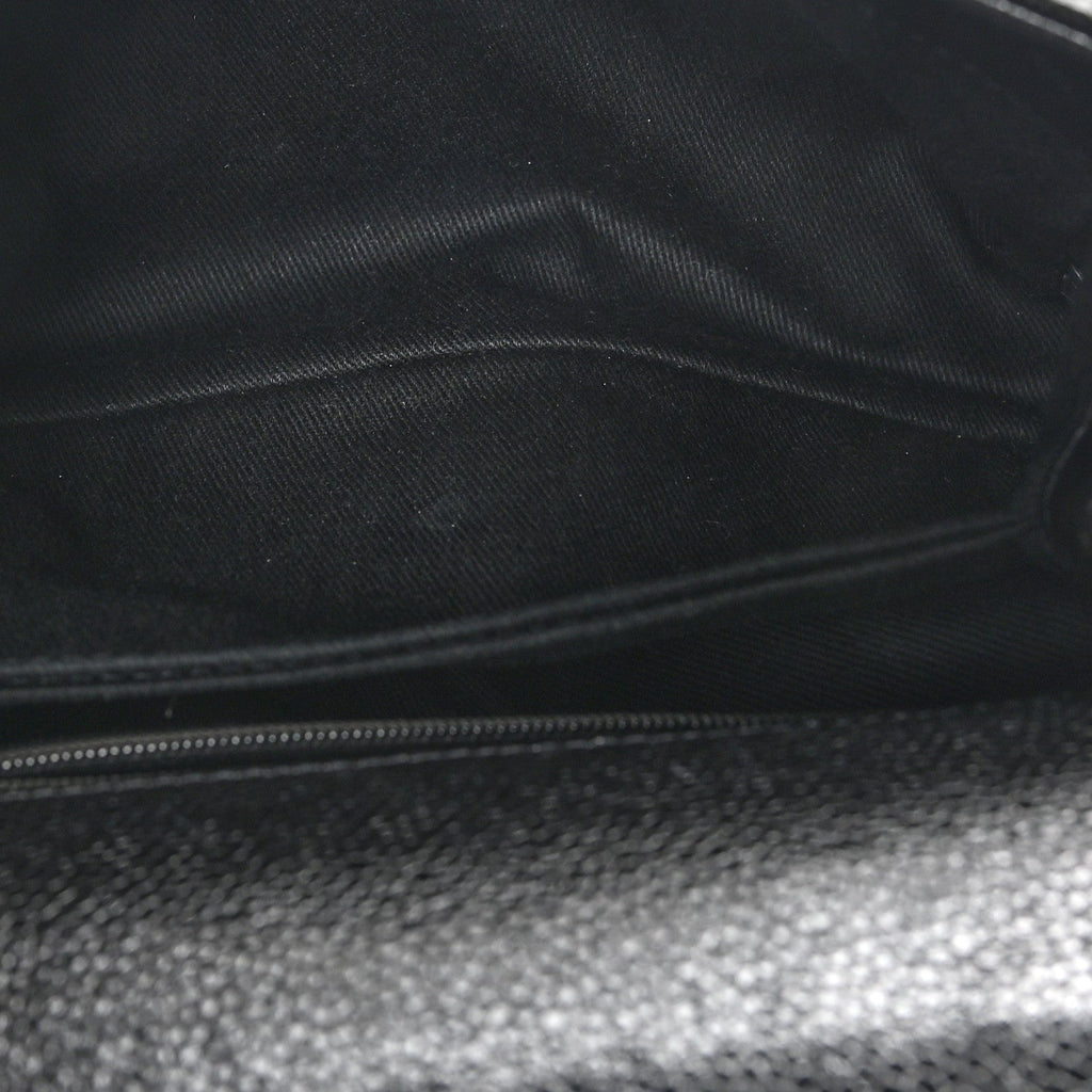 Caviar Quilted Mini Coco Handle Flap So Black