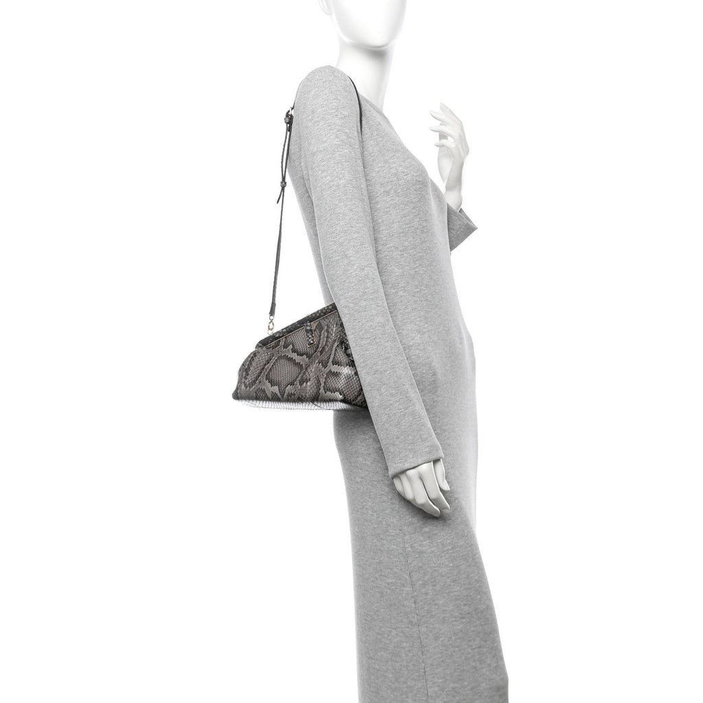 Snakeskin Small Fendi First Dark Grey