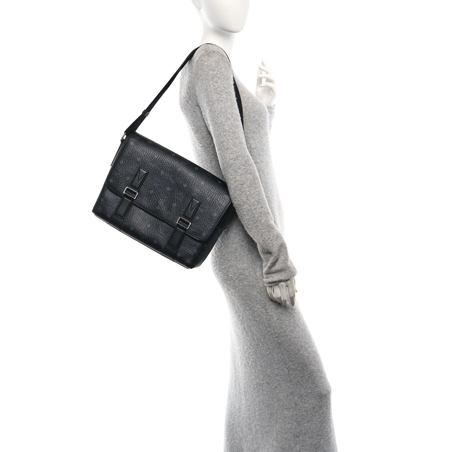 Visetos Medium Aren Messenger Bag Black