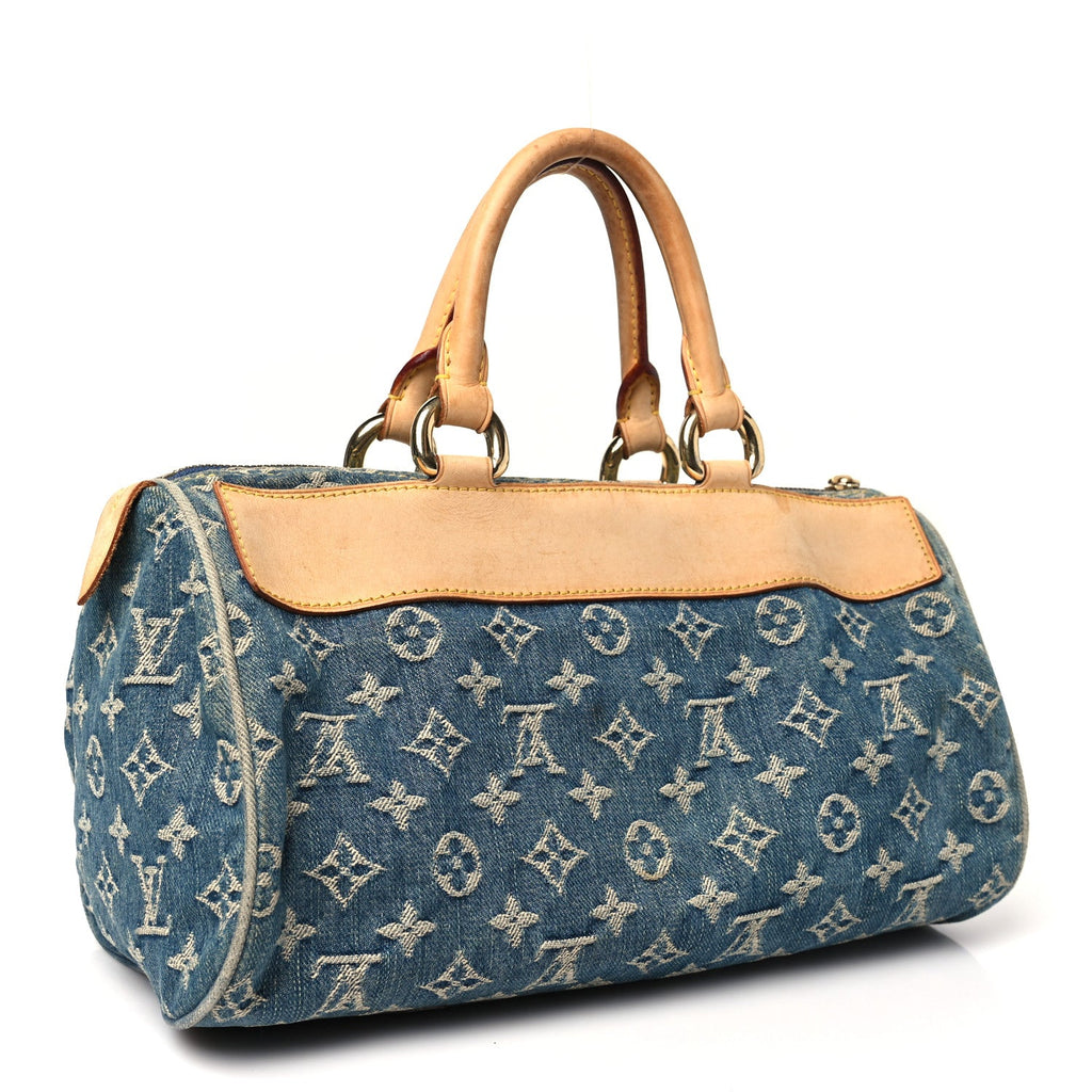 Monogram Denim Neo Speedy Blue