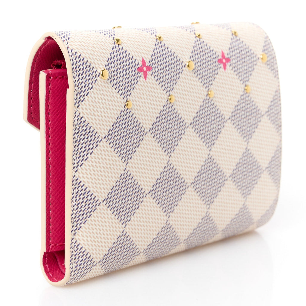 Damier Azur Studded Victorine Wallet