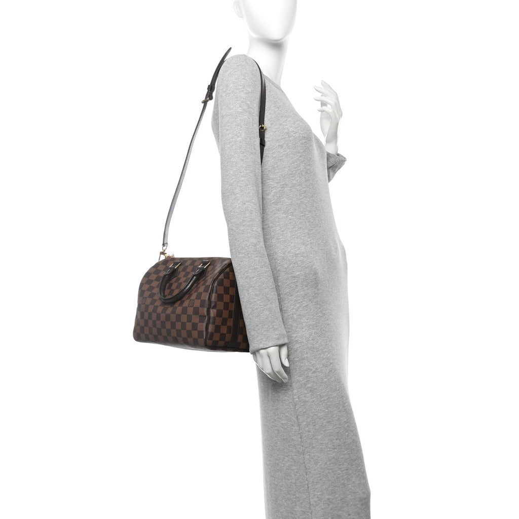 Damier Ebene Speedy Bandouliere 25