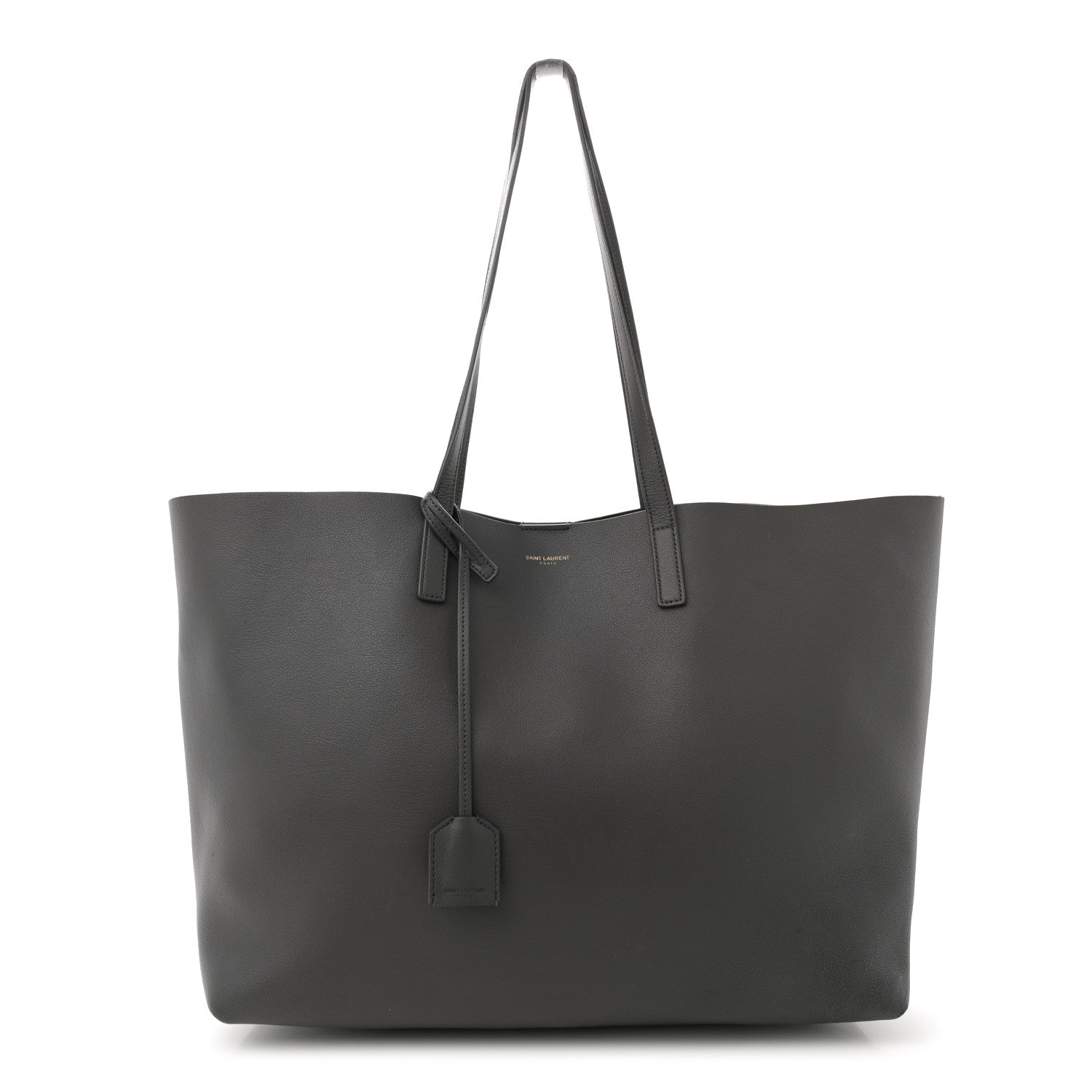 Calfskin Large Shopping Tote Fog