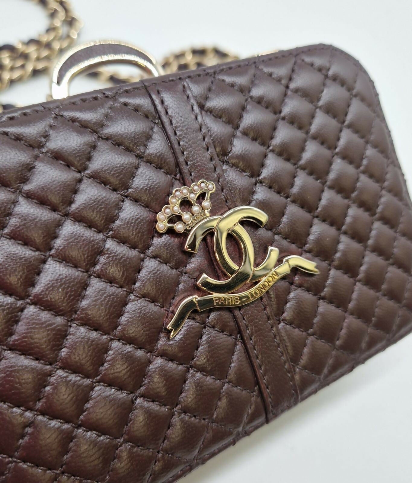 Chanel Vintage 2008 Micro Paris-London Clutch bag