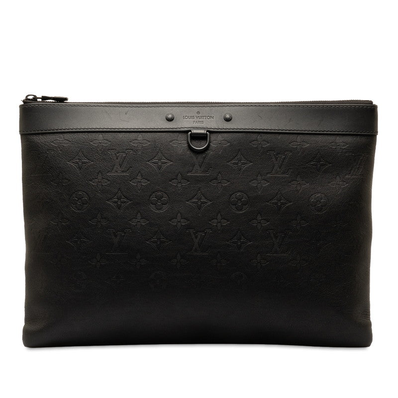 Louis Vuitton Pochette Discovery GM Monogram Shadow Clutch Bag