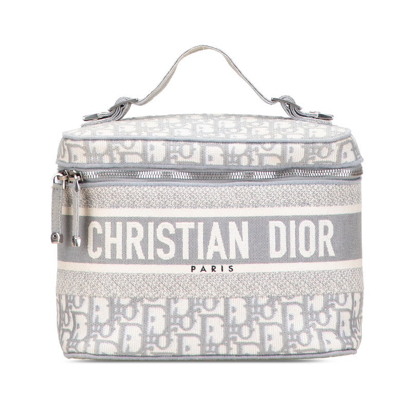 Dior Travel Vanity Oblique Canvas Handbag