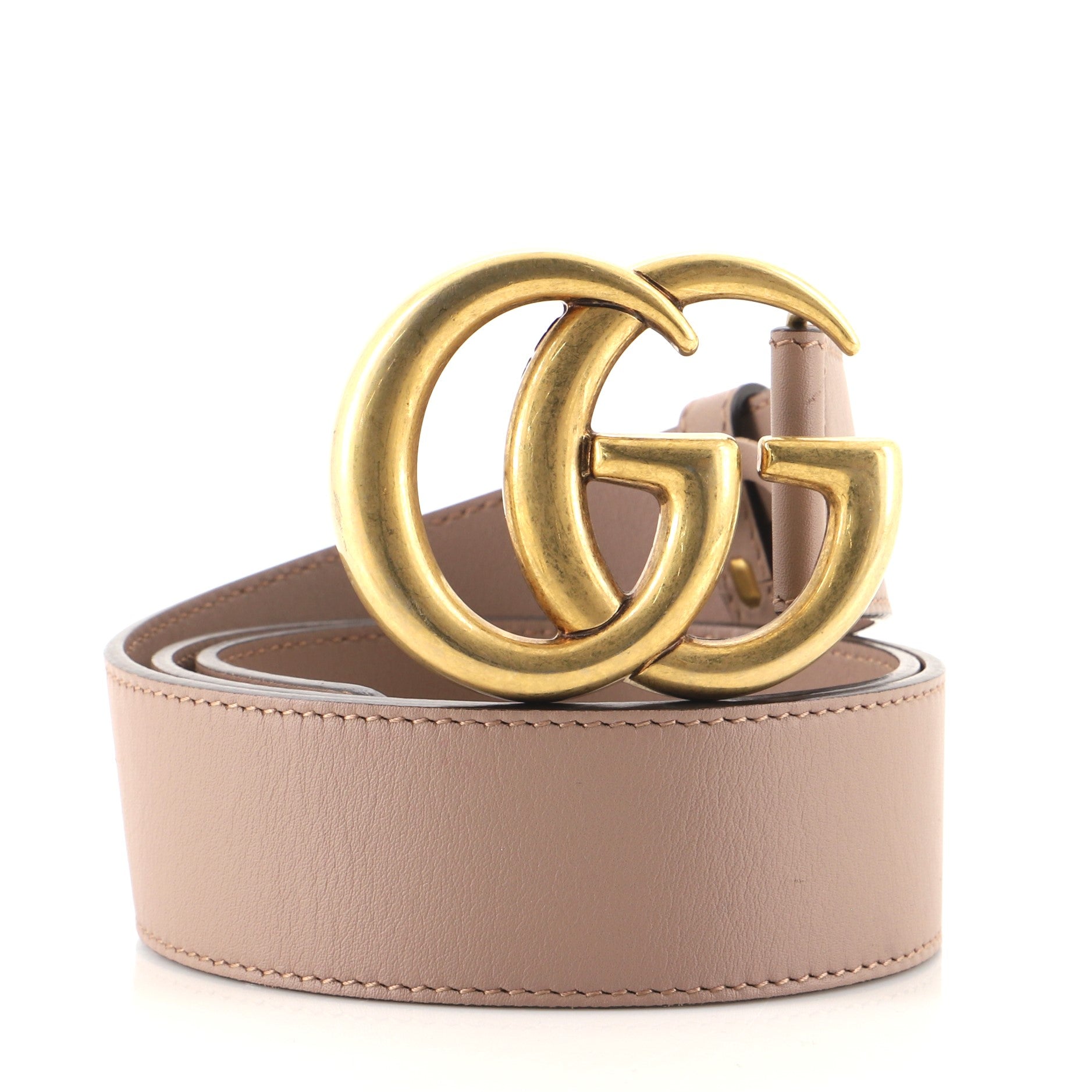 GG Marmont Belt Leather Wide 80