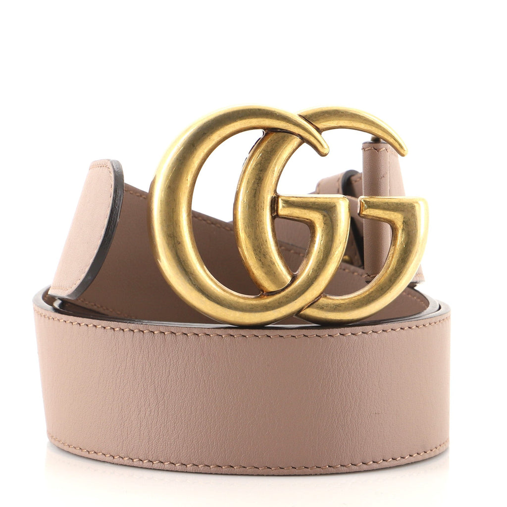 GG Marmont Belt Leather Wide 80